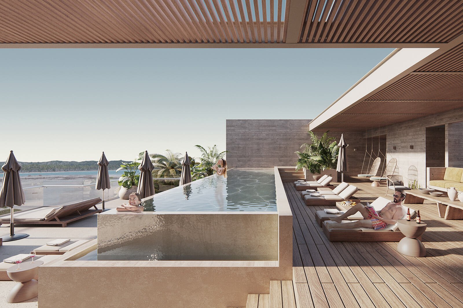 Amenidades - Piscina rooftop