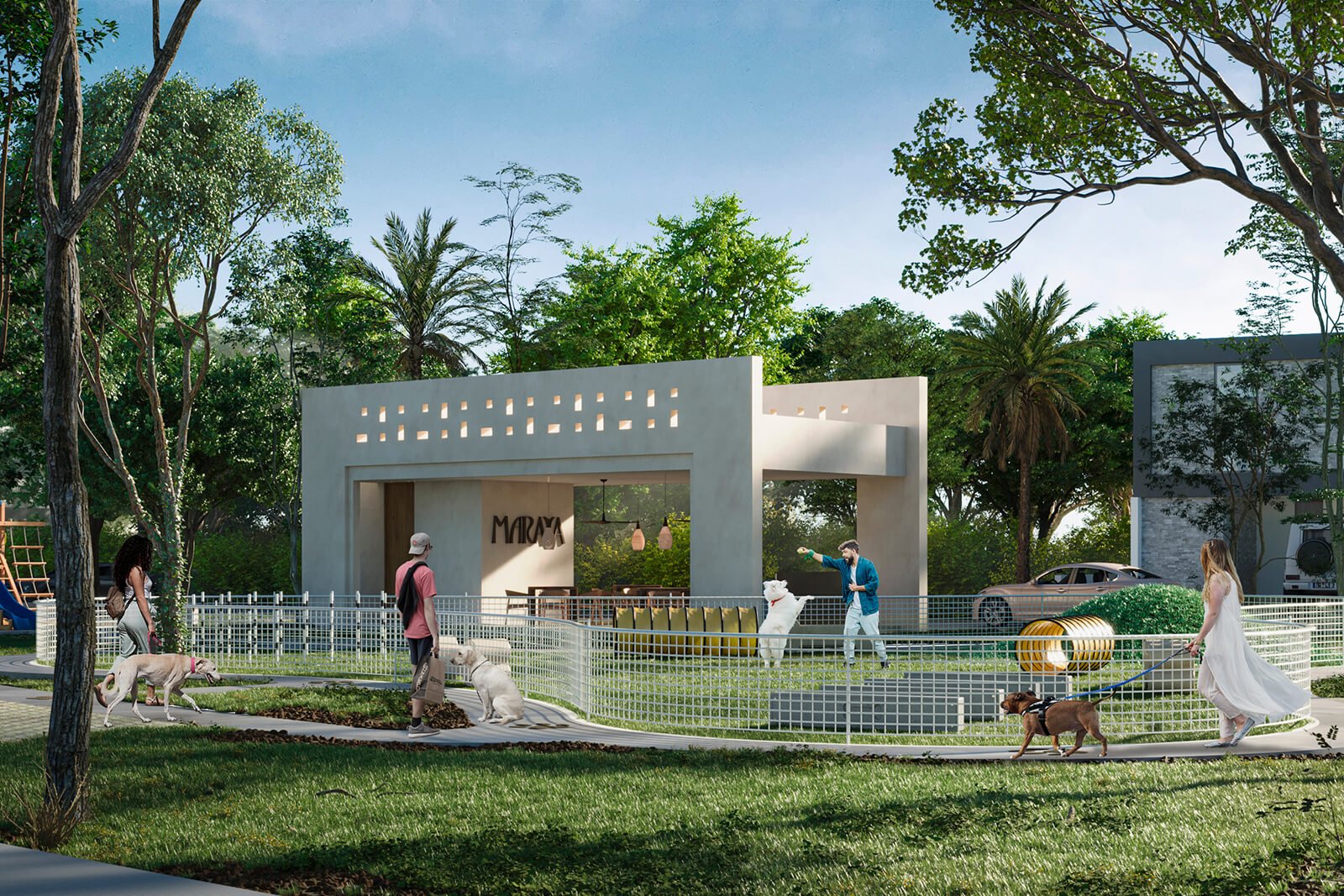 Amenidades - Parque para mascotas