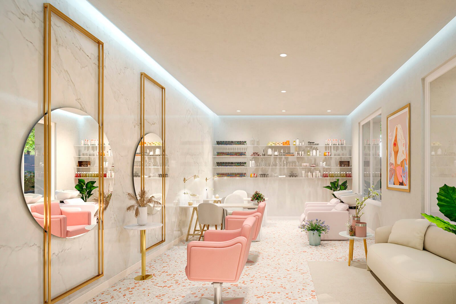 Amenidades - Salón de belleza