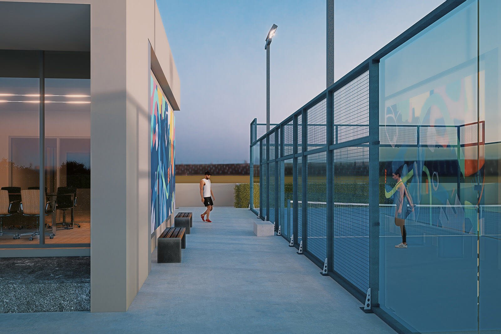 Amenidades - Cancha de pádel