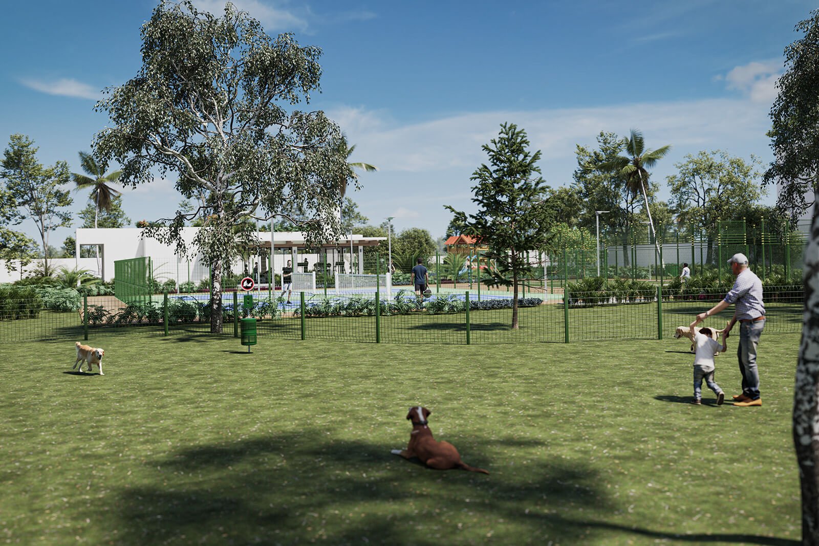 Amenidades - Parque para mascotas