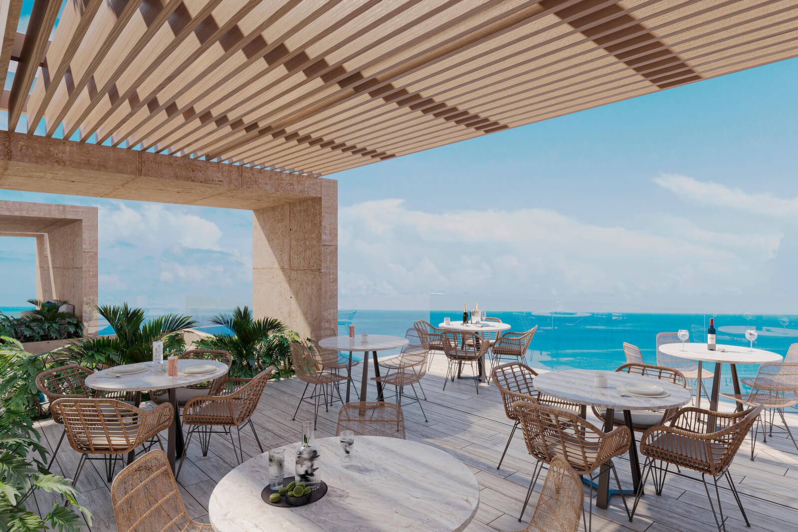 Amenidades - Rooftop comedor