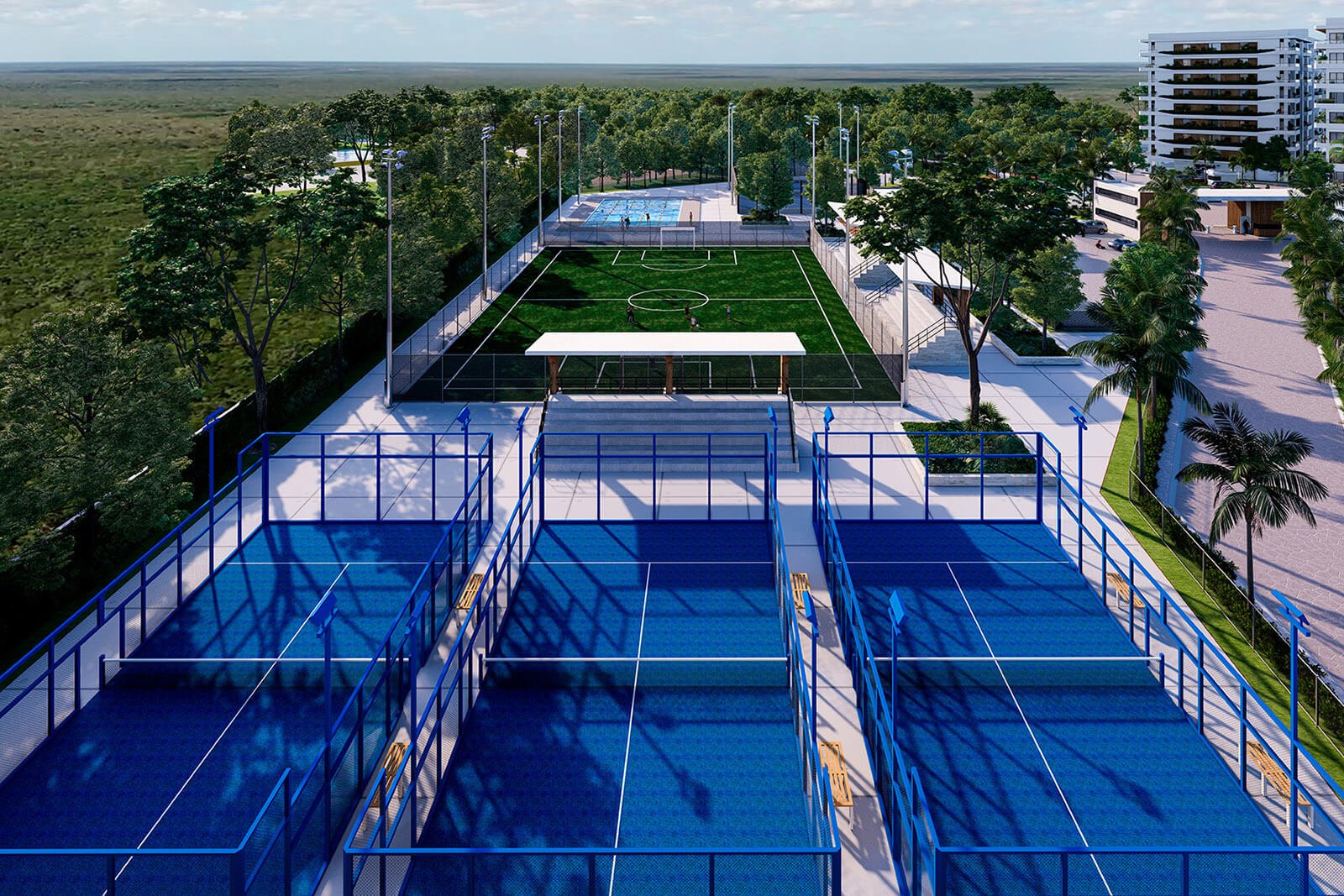 Amenidades - Canchas de pádel