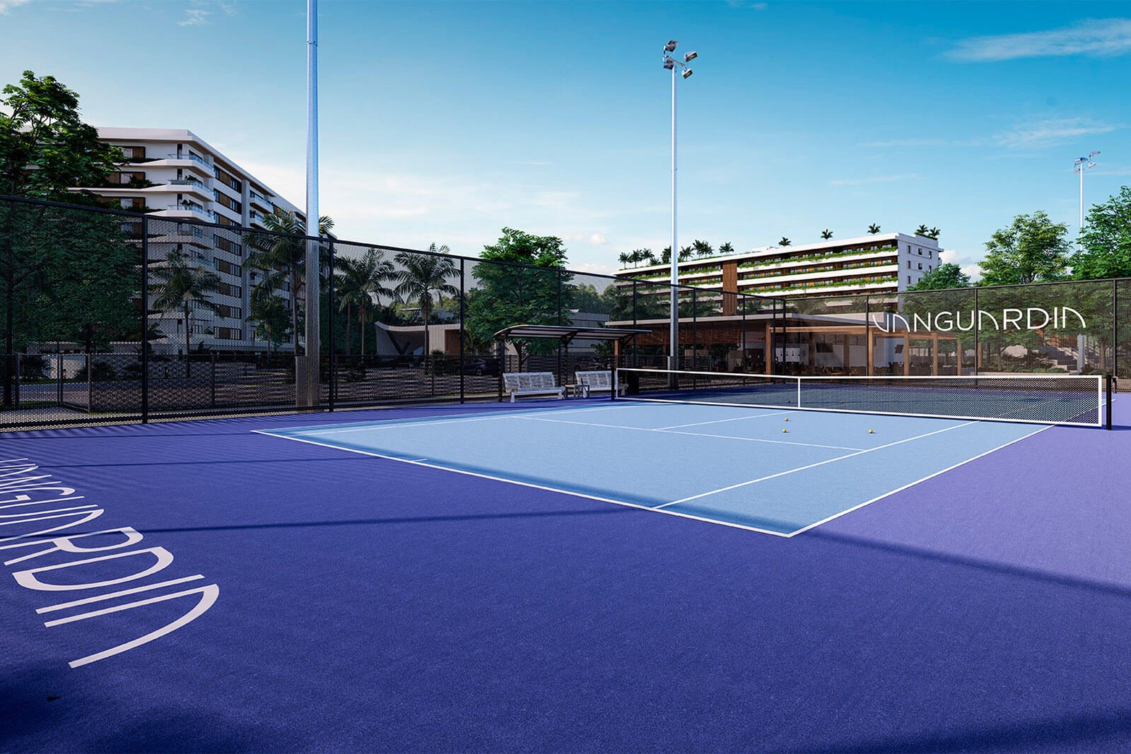 Amenidades - Cancha de tenis